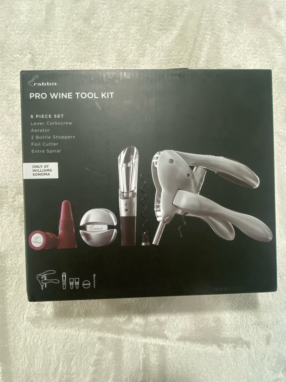 Rabbit Pro Wine Tool Kit 6Pc Set